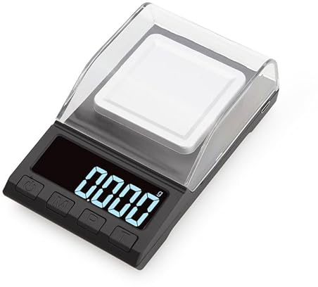Tragbare Schmuckwaage, hochpräzise digitale Küchenwaage, Mini-Messwerkzeug zum Wiegen von Gold, Silber, Edelsteinen, Gewürzen(100g/0,001g)
