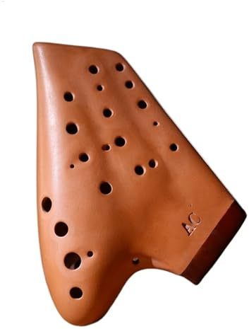 Okarina Mit Drei Röhren AC-Taste Alt-C Lila Sand Professionelles Performance-Instrument
