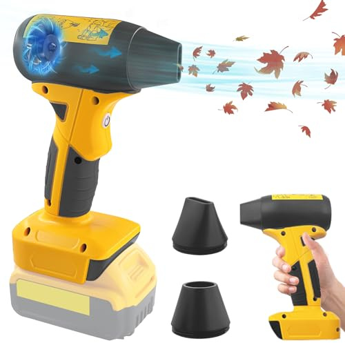 URUN Jet Dry Mini Blower for DeWalt 20 V Battery, 130000 RPM 18 V Battery Blower, Portable Dust Blower, Air Blower Brushless for Cleaning PC, Keyboard and Car