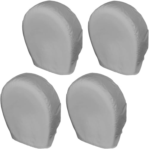 PengGengA 4 Piezas Cubiertas de Neumáticos Cubierta Neumático Funda Protectora para Ruedas Impermeable Cubierta de llanta de Refacción