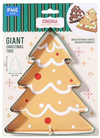 PME Tagliabiscotti Gigante Natalizi, Albero di Natale (18cm / 7)