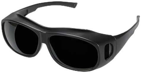 QUARKZMAN Lunettes de Sécurité pour Soudure Ir Shade 9 Lunettes de Protection Ppe Anti-Lumière Anti-Rayures Léger Certifié Ce Lunettes de Protection pour Soudure pour Hommes Femmes