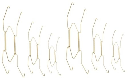 SHOWERORO Dekorative Telleraufhänger Wand Metall Tellerhalter Zur Präsentation Unsichtbar Haken Für Teller Wand