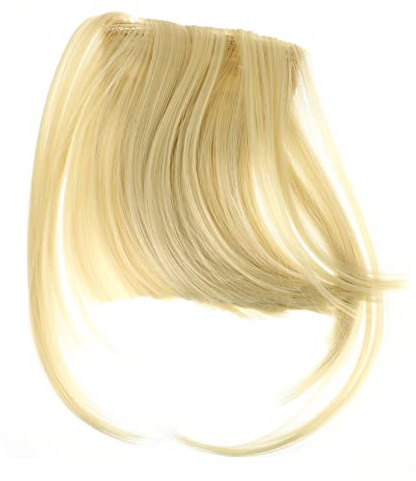VICASKY Falscher Pony Haarteil Clip in Luftige Ponyfrisur für Damen Natürliches Haarteil für Gesichtsformen Leichtes Styling für Hochzeit und Party