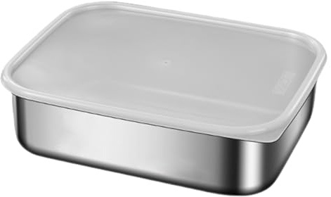Contenedor de comida de acero inoxidable para alimentos que define la fiambrera de metal con tapa para picnic y viajes