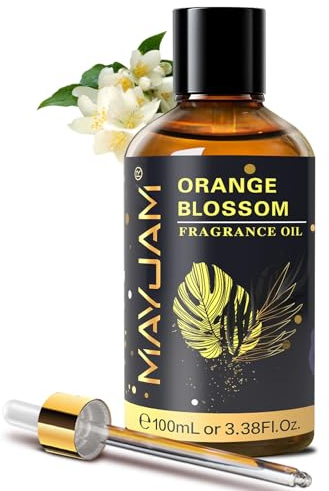 MAYJAM Orangenblüte Duftöl 100ML für ätherische Öle Diffusor | Orangenblüteö für Luftbefeuchter, DIY, Aromatherapie, Haus, Ölbrenner