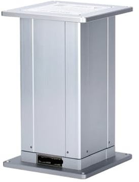 Tatami colonne élévatrice électrique 12 V 24 V CC Moteur Support de contrôle en aluminium Charge 100 kg Actionneur de bureau réglable (DC 12 V 370 A AL, sans contrôleur)