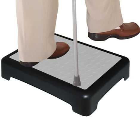 Tritt Hocker,Sicherer Tritthocker Für Senioren Am Bett | Rutschfester Fußhocker für Bett Badezimmer Dusche Badewanne Küche Treppen Innenbereich