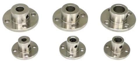 Flanschenkopplungsverbinder, 303 Edelstahl Flansch Kupplung High-präzision Platte Innen Durchmesser 4mm 5mm 6mm 7mm 8mm 10mm(Inner diameter 6mm)