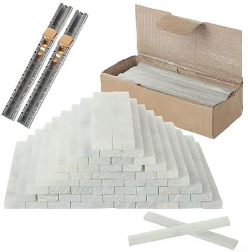 Professionell uppsättning av 54 täljstenspennor för metallarbete och svetsmärkning på stål, järn, skiffer och kakelytor med exakt, tillfällig märkning