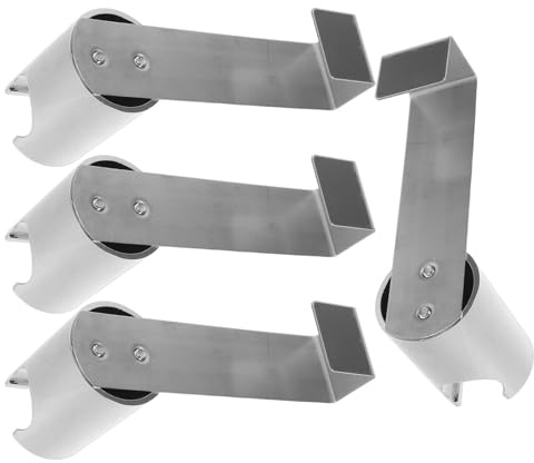 OATIPHO 4pcs Stainless Steel Wall Mounted Bidet Hook Set – Handheld Toilet Sprayer Holder Bracket for Bathroom Hygiene Support and Bidet Sprayer Installation