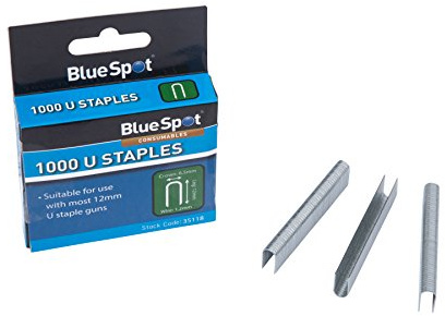 Blue Spot Tools 35118 Grapas Redondas T25, Plata