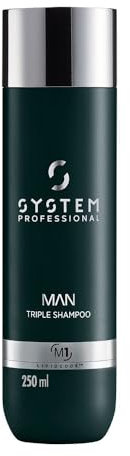 System Professional Man Triple Shampoo M1, 250ml - Shampoo Haar Körper Und Bart