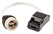 Pack 10 Douilles GU10 céramique avec connecteur rapide, longueur de fil 15 cm