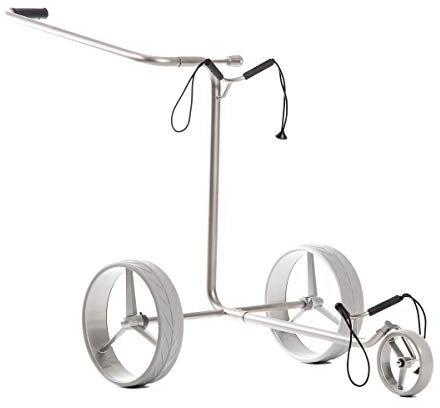 JuStar JuCad Silver Push Golf Trolley 2 Rad oder 3 Rad 2-Rad