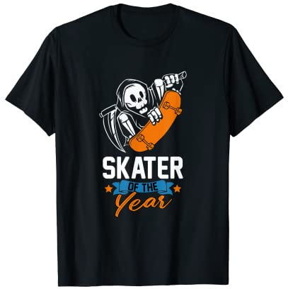 Skater of the Year Skateboard Waveboard Longboard Skater T-Shirt