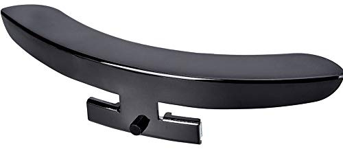 Tomotato Banjo Armlehne Einbeiniger Reparaturschutz Schwarz Banjo Armlehne Musikinstrument Zubehör Schwarze Zinklegierung für Anfänger