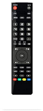8087 Telecomando di ricambio (non originale) compatibile in tutte le funzioni per Nordmende per tutti i modelli indicati nella descrizione