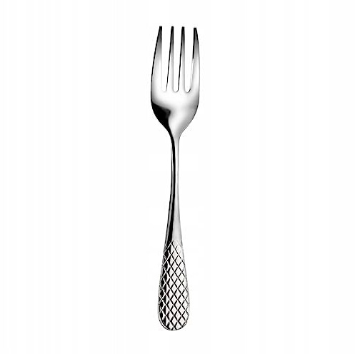 WILMAX | Serveringsgaffel 23 cm | Bestick | Cutlery | Middag | Diskmaskinssäker | Porslinsset | Matbestick | silverbestick | i blisterförpackning