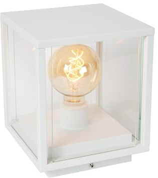 LUCIDE CLAIRE - Pollerleuchte - 1xE27 - IP54 - Weiß