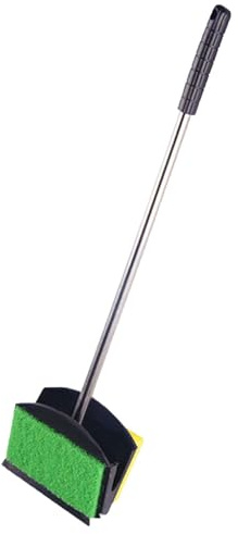 Aquarium Schwamm Reinigungsbürste, 56cm Aquarium Doppelseitig Reinigungsschwamm mit Griff, Aquarium Scheibenreiniger/Aquarium Algenentferner für Reinigen Von Aquariumglas