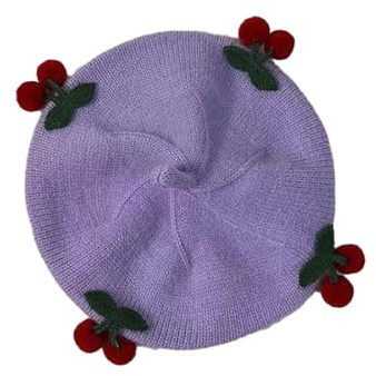 BrightGlow Vintermössa baby beanie hatt stickad varm mössa skjutmössa barn pumpa baskermössa baby småbarn mjuk stickad mössa halloween mössa för pojkar flickor en storlek, lila, one size