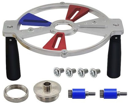 Guide de Scie à Chenilles Universel, Scie à Rail et Scie Circulaire - Ensemble de Jonction de Rail pour Outils de Travail du Bois, Compatible avec Divers Modèles, Fiable et Rugged