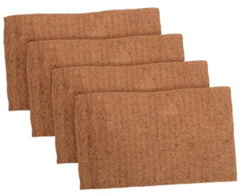 Milisten Nistmatten Aus Natürlicher Kokosfaser Für Hühnerstall 4 Stück Wiederverwendbare Eierkissen Und Nestpolster Für Hühner Und Kleintiere 50x30cm Komfortabel Und Strapazierfähig