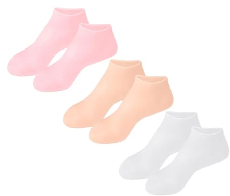 Beaupretty Silikonsocken für Damen Feuchtigkeitsspendende Fußüberzieher und Flexibel zur Vorbeugung von Fersenrissen für Spa-pflege zu Hause