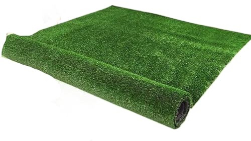 FJOADNVM Rasenteppich Outdoor 2x5M Kunstrasen Kunststoff Grünpflanzenrasen eignet Sich for die Gartendekoration
