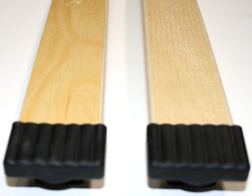 JUSNOVA 10er Paket Kappen zur Befestigung von Leisten im Lattenrost (schwarz, 12x65mm) | 1006
