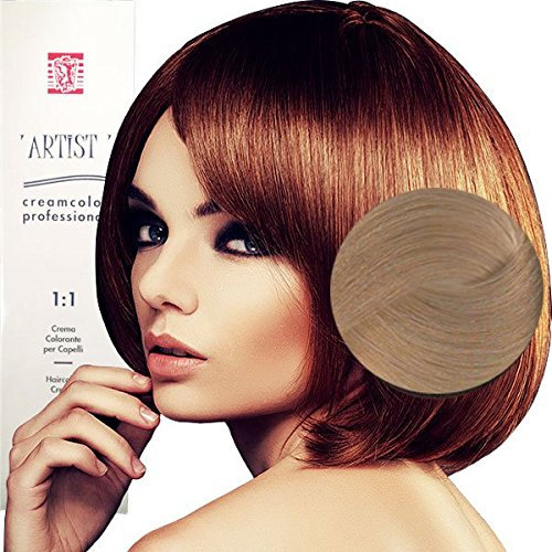 Tinte de Pelo Profesional Súperaclarantes con Amoníaco Permanente 100ml Made in Italy (11/07 Rubio Muy Claro Natural Ceniza Beige)