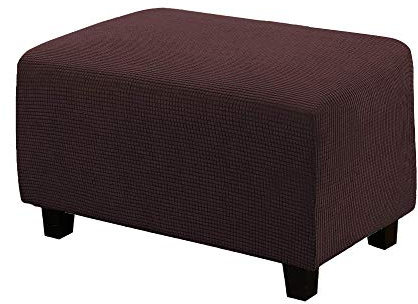 WINS Bezug für Ottoman, rechteckig, dehnbar, für Ottomane, Sofa, Sitzsack, rechteckig, Dunkelbraun