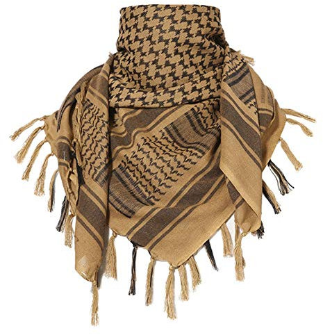 GYDEHUTJ Militär Shemagh Schal Wrap Tactical Arab Keffiyeh Schal Tactical Paintball Camouflage Kopftuch Airsoft Gesichtsmaske
