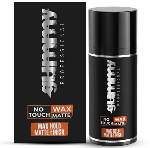 Gummy No Touch Max Hold Matte Wax - Maximaler Halt & Mattes Finish - Erleben Sie das Geheimnis mühelosen Stylings für traumhafte Frisuren - Max Hold - 98 g (1 Stück)