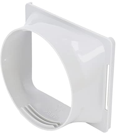 Abluftschlauchkupplung Klimaanlage, universelles Gewinde-Design, ABS, quadratisch auf rund, tragbarer Abluftkanal-Schlauchadapter