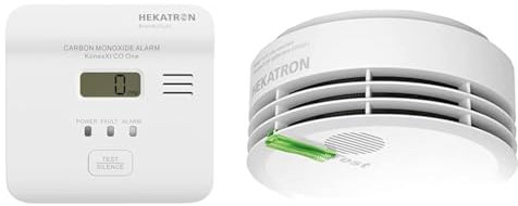 Hekatron CO-Alarm KonexXt CO One & Rauchmelder Genius Plus Edition 2021 – 10 Jahre Batterie