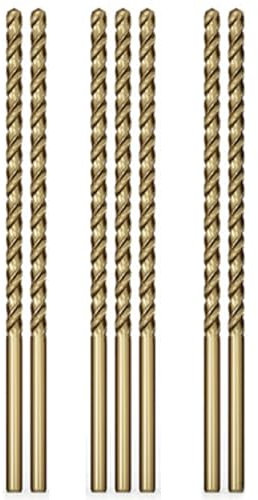 300mm Cobalt-Containing Lengthened M35 Twist Drill Bit Designed For Metal Wood Stainless Steel Deep Hole Drill Bit 2.5-10mm Tool 1Pcs(4.5x300mm 1pcs)