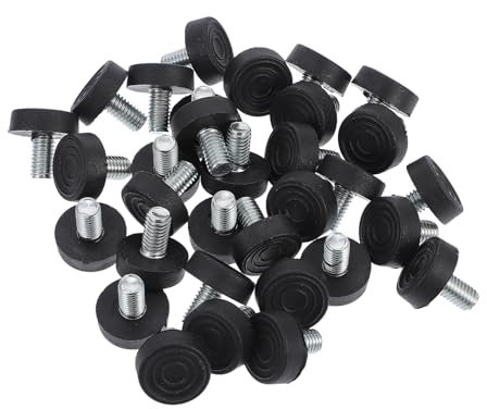 jojofuny 32stücke Adjustable Möbelgleiter Mit Schraube Für Stühle Tische Und Möbel Robuste Fußpolster Für Effektiven Bodenschutz