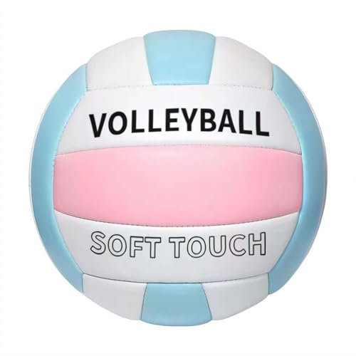 Volleyball, Größe 5, offizieller weicher Volleyball, für drinnen und draußen, Strand, Volleyball, Spielball für Anfänger, Teenager, Erwachsene, Training, Praxis oder Geschenk