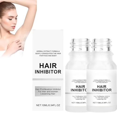 Hair Removal Serum,Facial Hair Stop Serum,Hair Growth Inhibitor Serum Oil,Facial 𝙃𝙖𝙞𝙧 𝙍𝙚𝙢𝙤𝙫𝙖𝙡 𝙎𝙚𝙧𝙪𝙢 Inhibitor,Hair Inhibitor,Hair Removal Face (2PCS)
