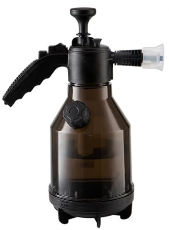 predolo Pompa per autolavaggio da 2 Litri, spruzzatore schiumogeno Manuale, Contenitore per Schiuma per Auto, Uso Domestico, Utensili Essenziali, flacone di, Nero