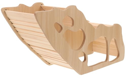 EPIGEIST Hamsterhaus mit Tunnel Kleintierversteck und Spielplatz Sicher Multifunktional Geeignet für Hamster und Meerschweinchen Dekoratives Ruhehaus für Kleintiere