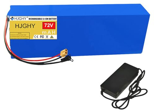 HJGHY 72v,35Ah, Batería de Litio Recargable de 72 V (20 Ah, 25 Ah, 30 Ah, 35 Ah, 40 Ah, 45 Ah y 50 Ah)