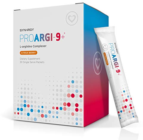 Synergy ProArgi-9 Plus L-Arginine Complexer Dietary Supplement - Citrus Berry - 30 Packets