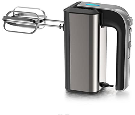 SMSOM Mezclador de Mano Compacto eléctrico for batir, mezclando Galletas, Pasteles, Masa, bateadores, merengues y más 5 velocidades, 500W
