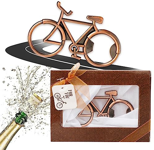 Ouvre Bouteille Original dans une Boîte Cadeau, Décapsuleur Vélo Personnalisé, Cadeau d'Anniversaire pour Homme, Cadeau de Fête des Pères pour Papa Mari Petit Ami Noël Les Amateurs De Véloet de Bière