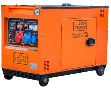 BLACK+DECKER Generador diésel DUAL POWER BXGND7900E