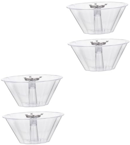 GLEAVI 4piezas Recipiente De Plástico Para Campana Extractora Taza Colectora De De Cocina Accesorios Para Ventilador De Cocina