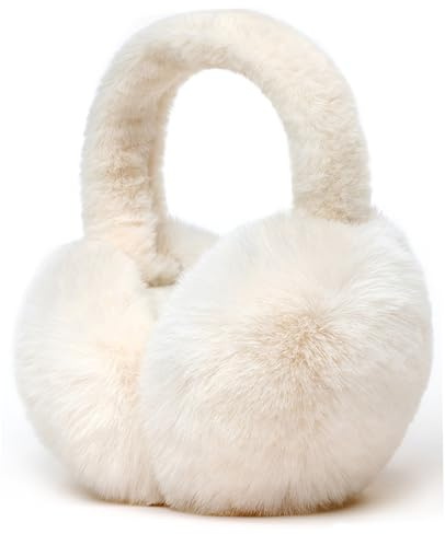 Unning Winter Ohrenschützer Damen Faltbare&Verstellbar Ohrenwärmer Kunstpelz Weich Ohrenschutz Ear Muffs Ear Warmers for Women